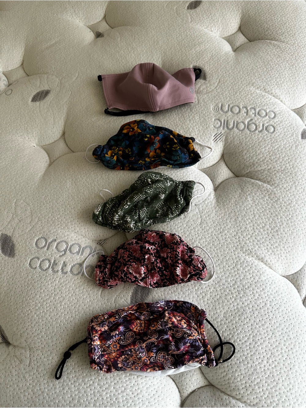 Anthropologie and Lululemon Reusable Women's Face Mask Bundle - Floral Options